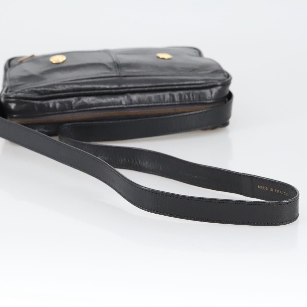 Celine CELINE Shoulder Bag Leather Black Gold Size ONE SIZE - 7 Thumbnail