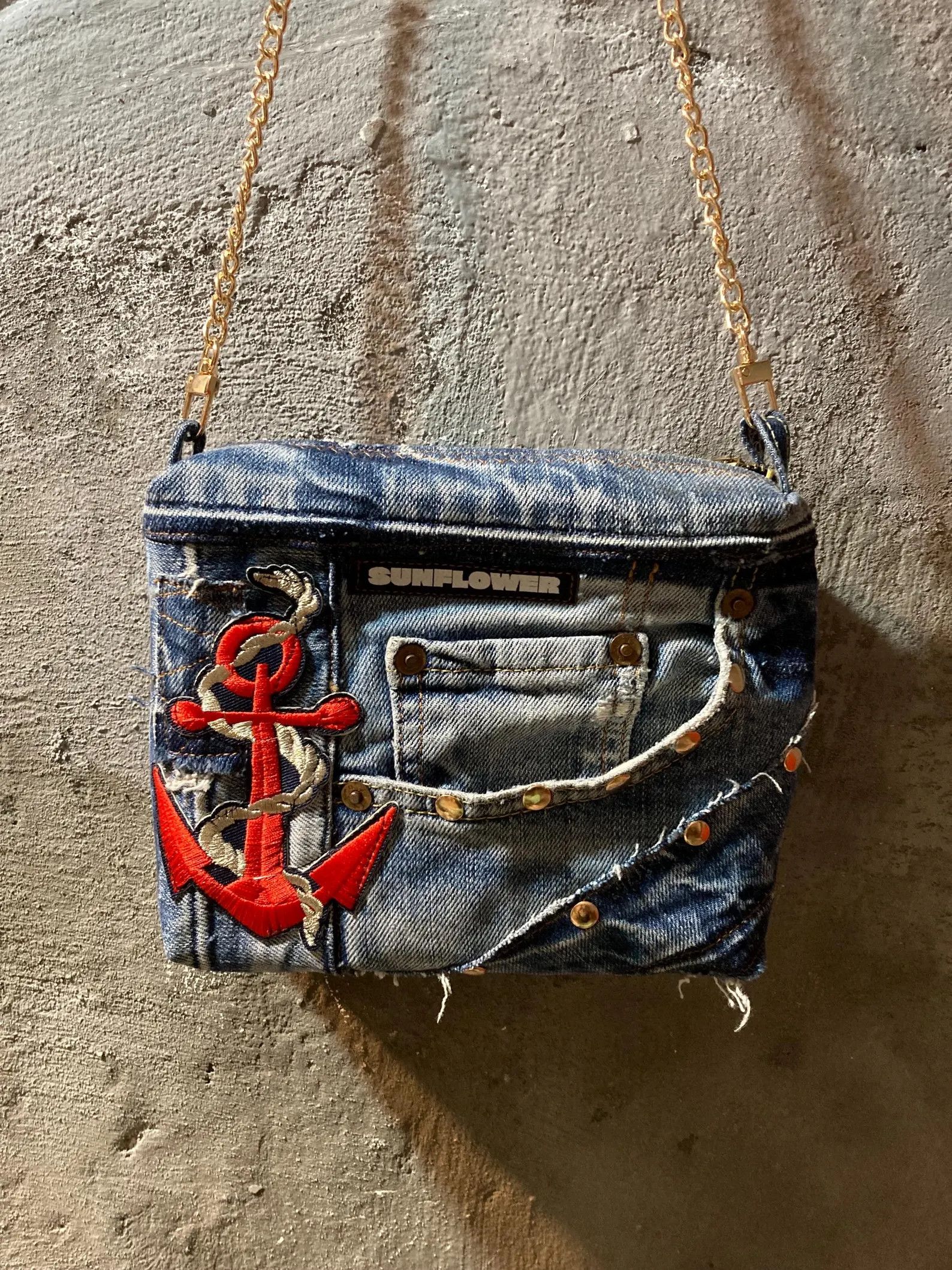 Levi's Made & Crafted luxury Levis upcycled mini bag by Sunflower Size ONE SIZE - 1 Thumbnail
