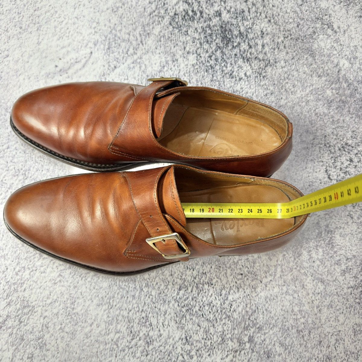 Bexley × Designer × Handmade Bexley Mens Buckle Shoes Monk Straps US9 UK8 Size US 9 / EU 42 - 17 Thumbnail