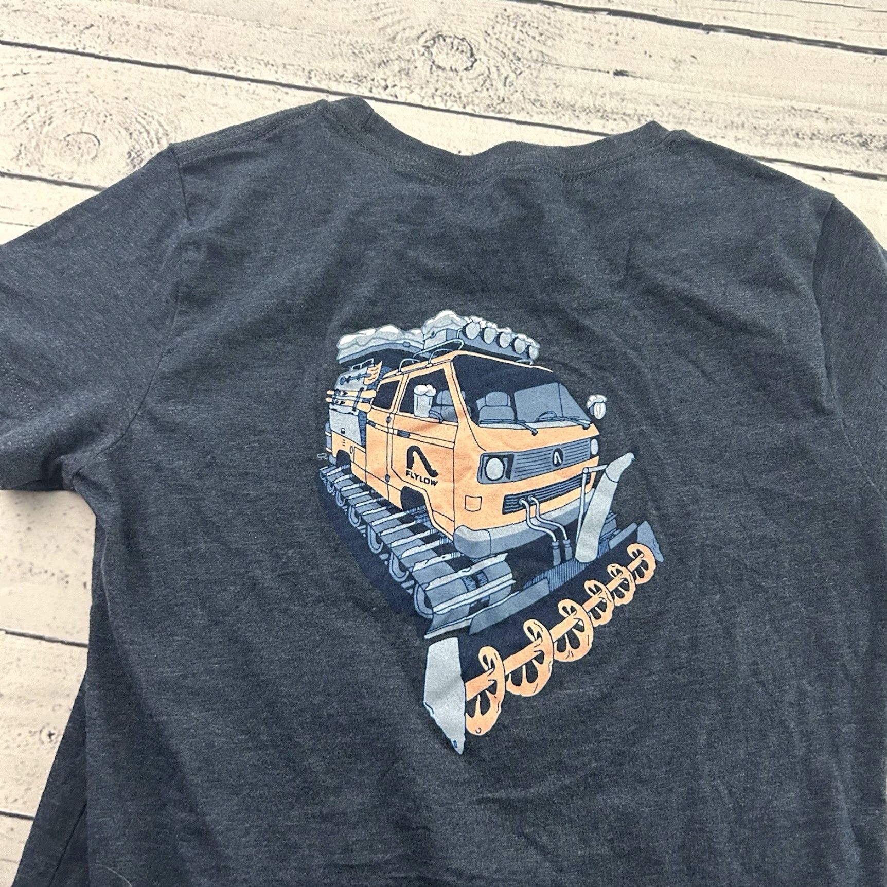 Flylow Flylow Short Sleeve T Shirt Blue Women's M Shirt Girls? Size M / US 6-8 / IT 42-44 - 6 Thumbnail