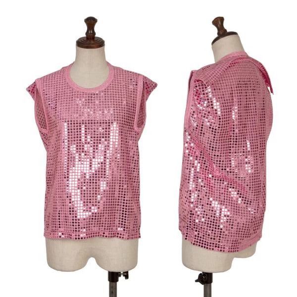 Comme des Garcons Comme Des Garcons Pink Vintage Sequin Top Size S / US 4 / IT 40 - 1 Thumbnail