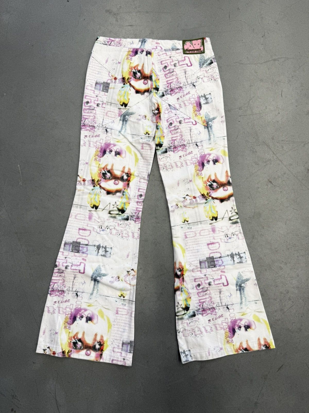 Heaven by Marc Jacobs Heaven By Marc Jacobs Don’t Think Flared Star Jeans Size - M Size 32" / US 10 / IT 46 - 2 Thumbnail