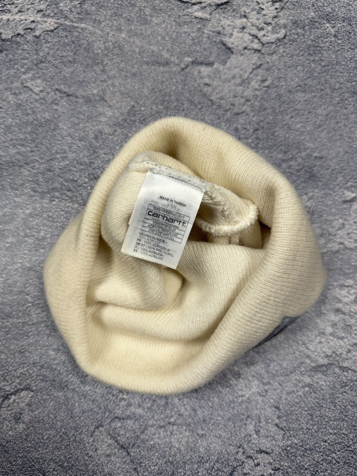 Carhartt Carhartt Beige/Cream Beanie Size ONE SIZE - 4 Thumbnail