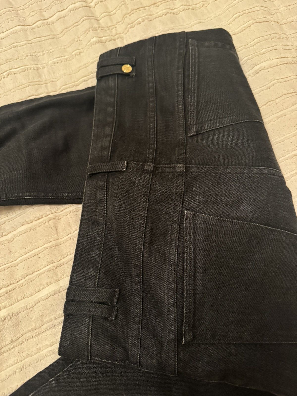 Japanese Brand Japanese Exposed Button Waxed Denim Size US 30 / EU 46 - 4 Thumbnail