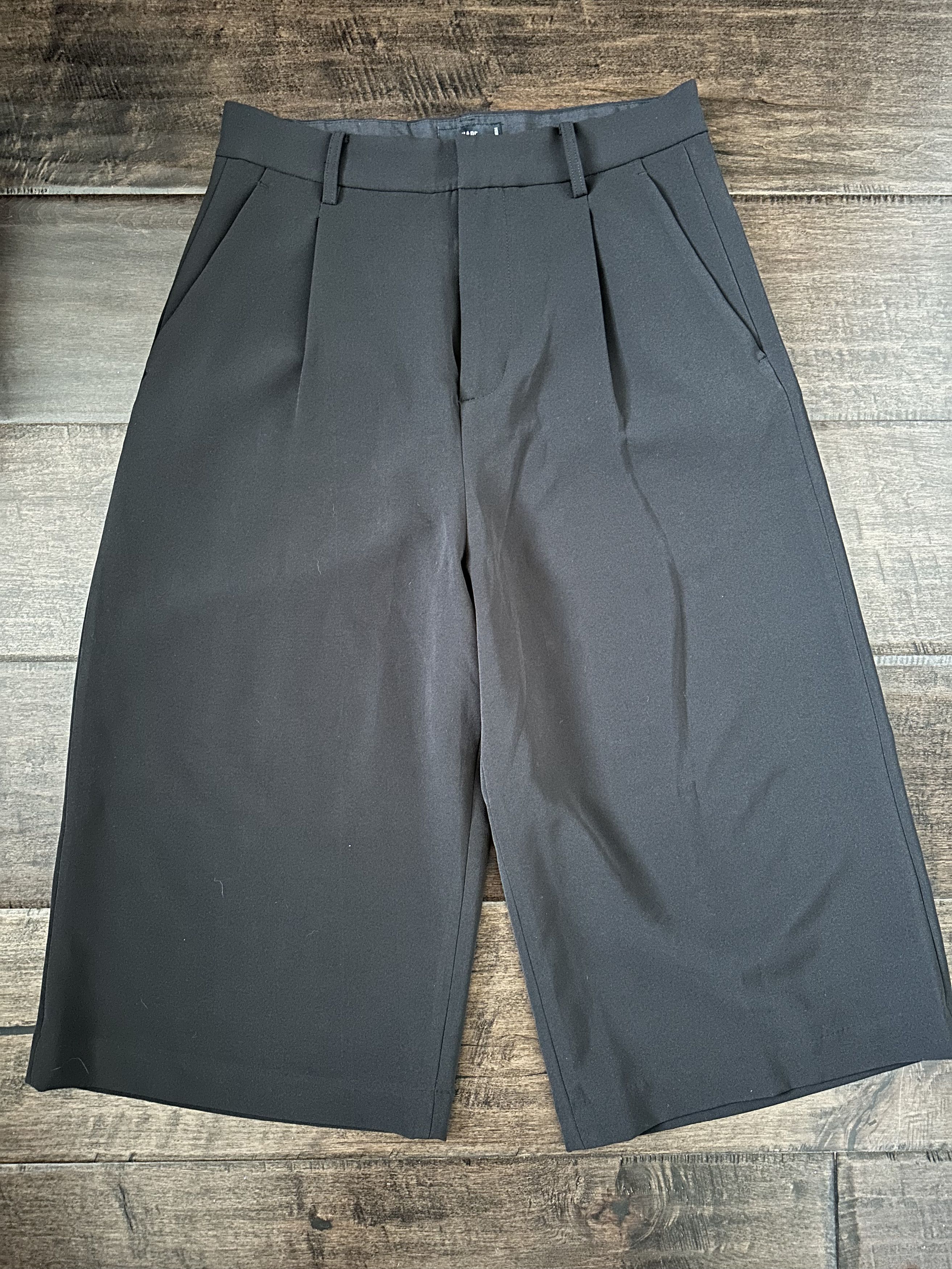 image of Hare Japanese Wide Pants in Black, Men's (Size 32)