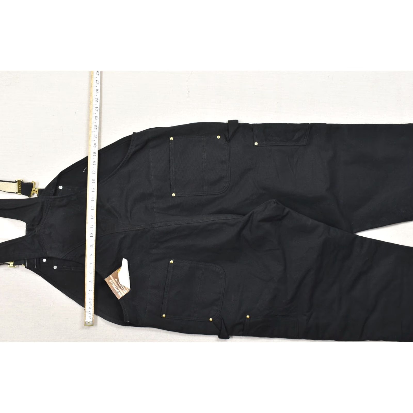 Carhartt VINTAGE Carhartt Overalls Bib Zip-to-Thigh Quilt-Lined Black 46x30 Men 5-Pocket Winter Workwear Size US 30 / EU 46 - 2 Thumbnail