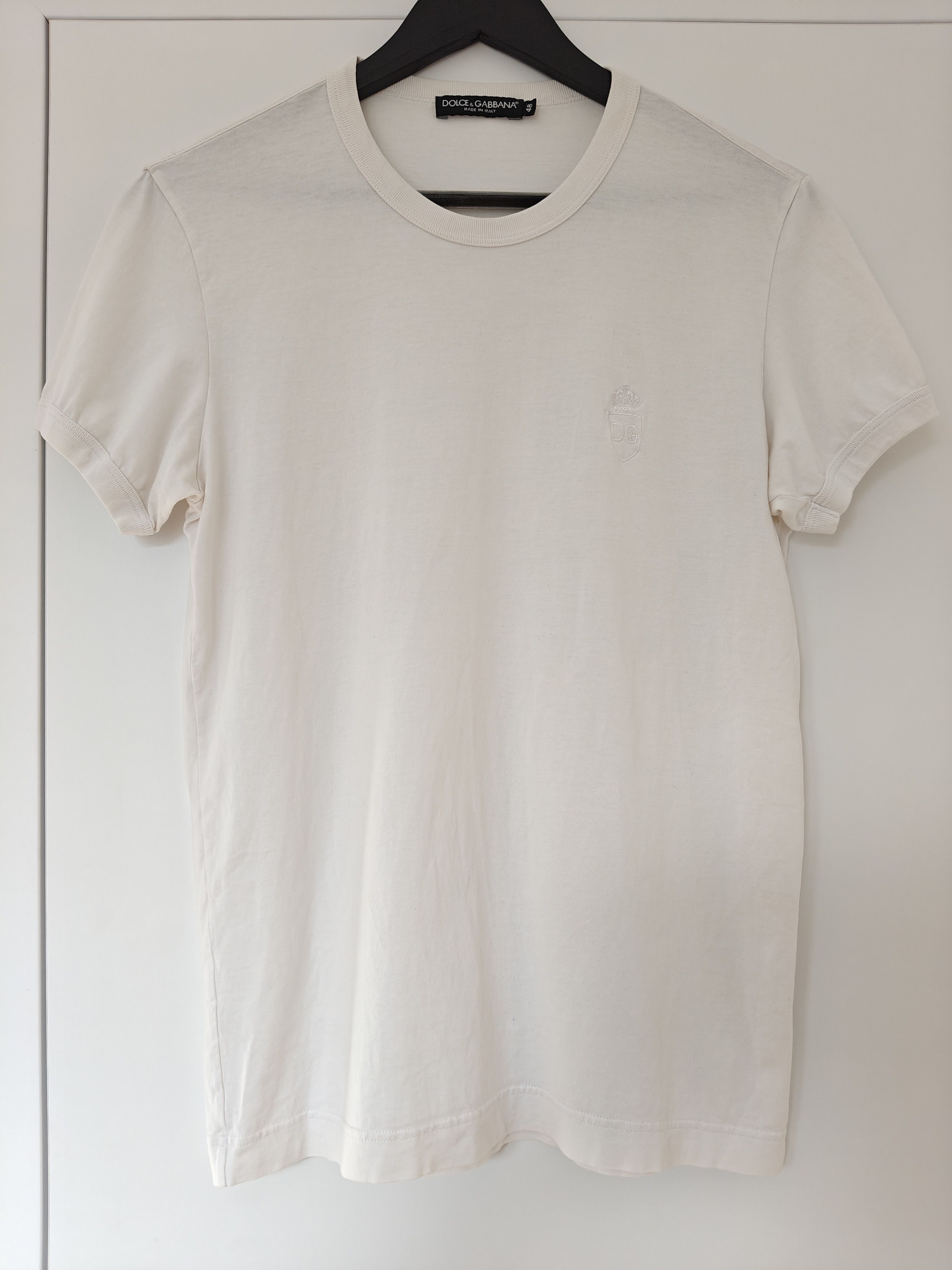 Dolce & Gabbana Dolce & Gabbana white royal t-shirt Size US M / EU 48-50 / 2 - 1 Thumbnail