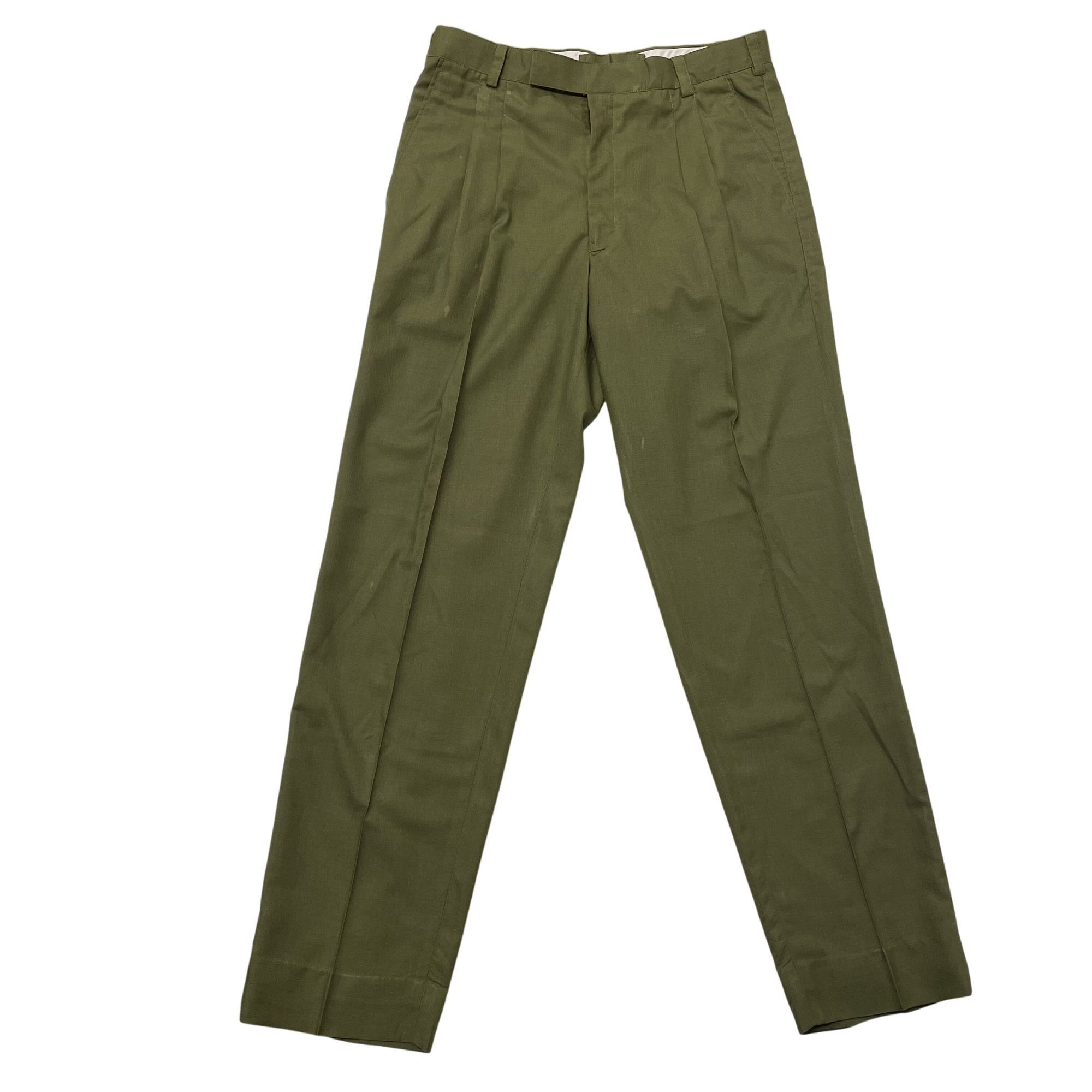 Other Vtg NL New Libas GREEN Dress Pants PLEATED Slacks Size US 34 / EU 50 - 2 Thumbnail