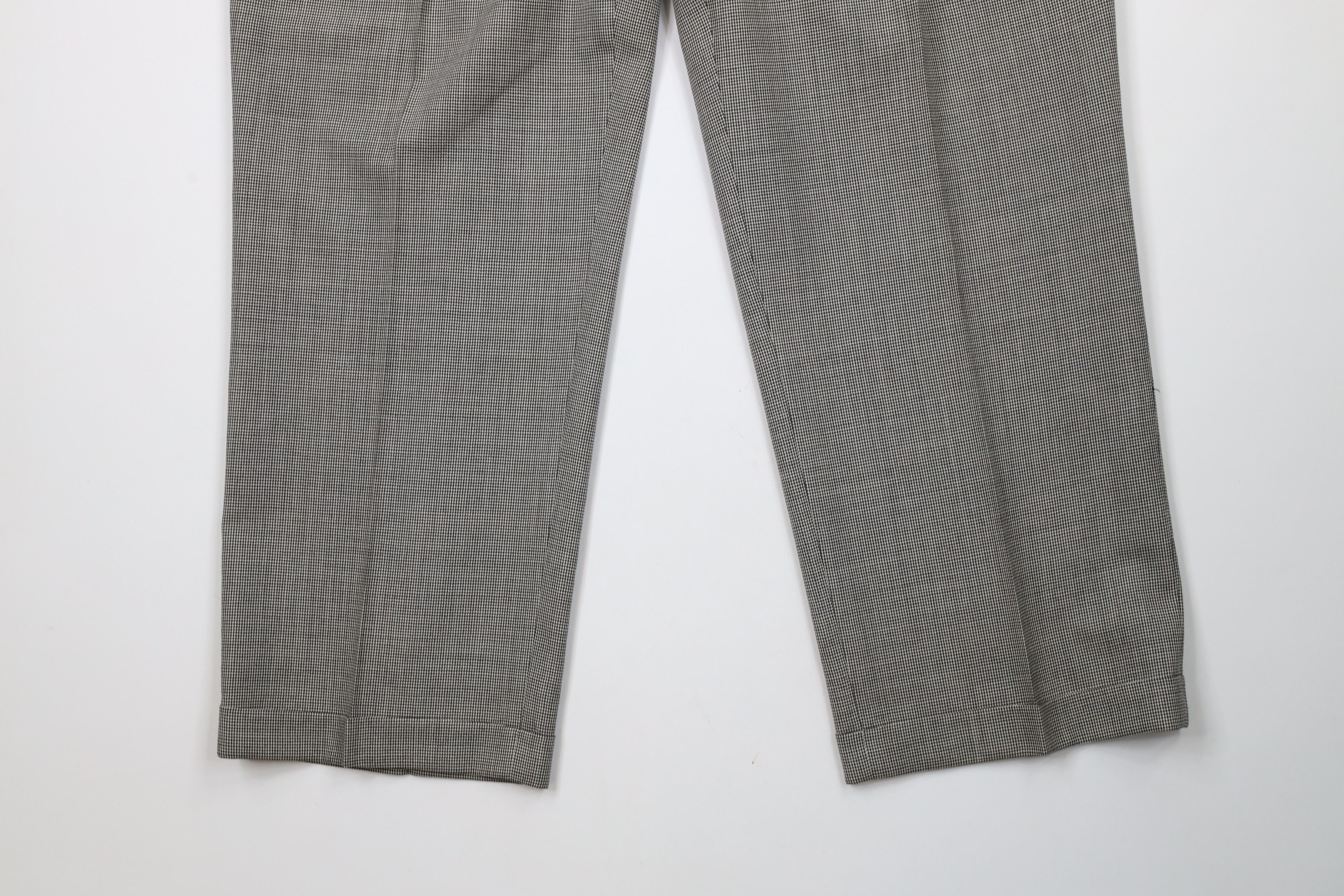 Vintage Vintage 70s Streetwear Wide Leg Chino Pants Houndstooth USA Size US 40 / EU 56 - 4 Thumbnail