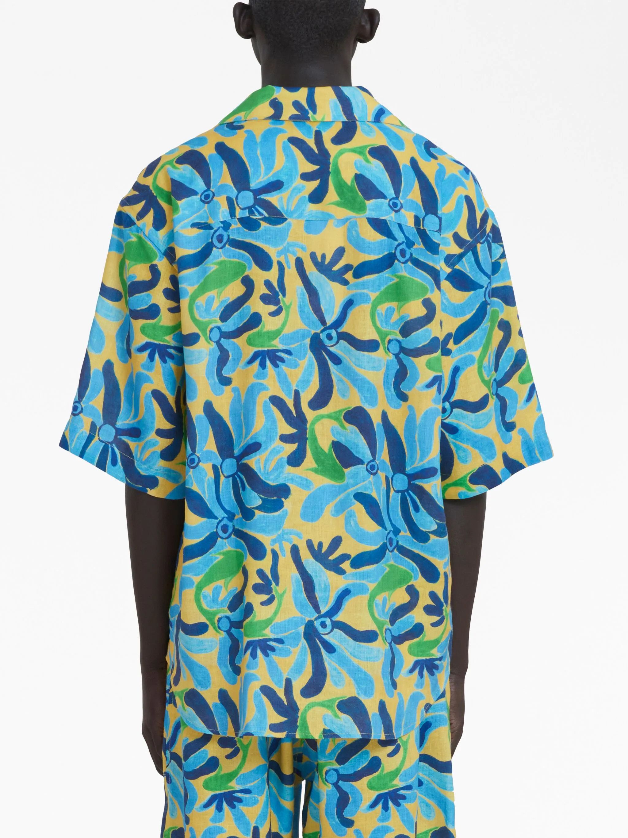 Marni o1y0225 Linen Shirt in Multicolor Size US S / EU 44-46 / 1 - 4 Thumbnail