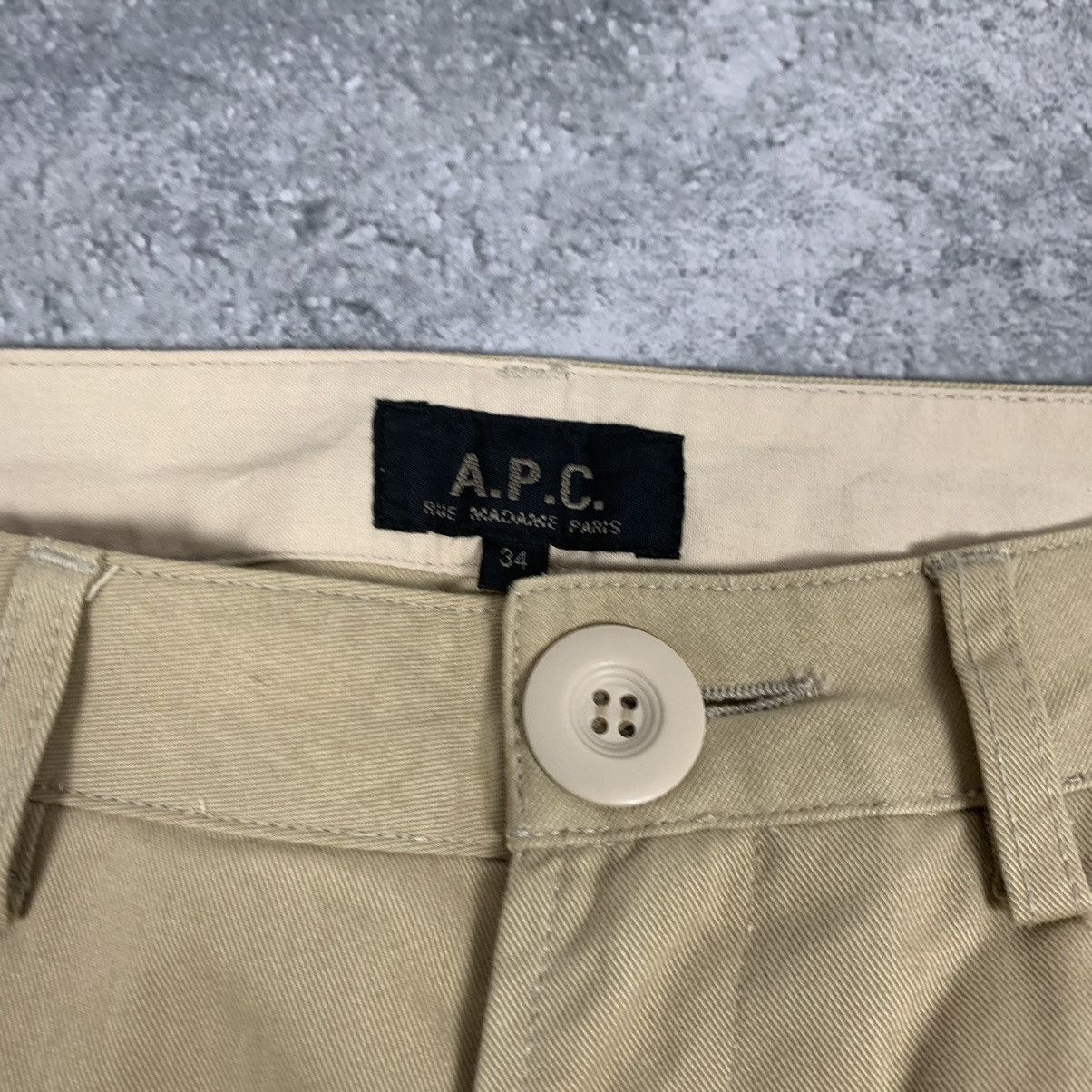 A.P.C. A.P.C. Rue Madam Paris Cotton Casual Chino Pants Size 34 Men Size US 34 / EU 50 - 4 Thumbnail