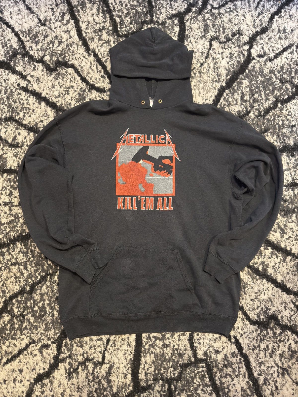 Band Tees × Metallica × Vintage 1994 METALLICA KILL 'EM ALL / RIDE THE LIGHTING HOODIE Size US XL / EU 56 / 4 - 1 Thumbnail