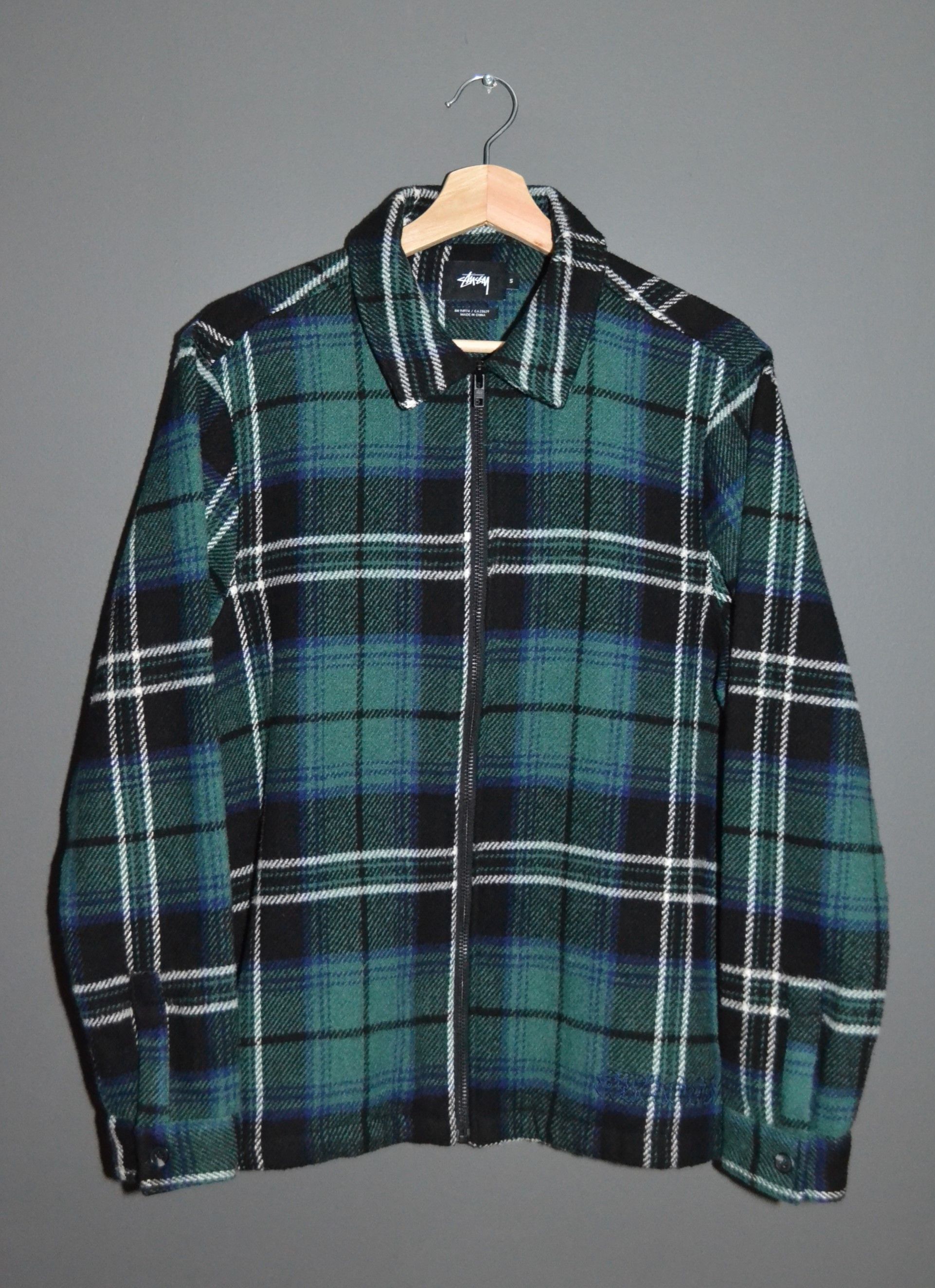 Stussy Stussy Wool Overshirt Jacket S Check Size US S / EU 44-46 / 1 - 3 Thumbnail