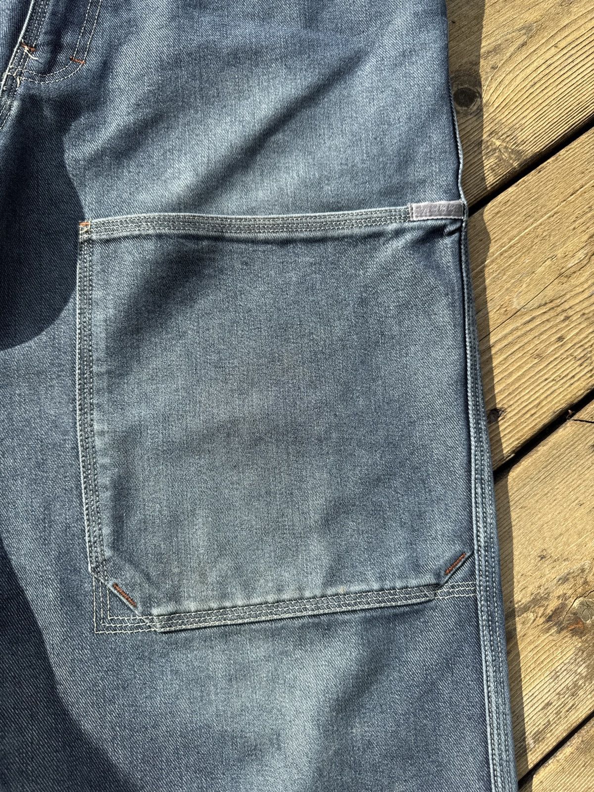 Mecca VINTAGE Mecca Jeans Mens 34 Blue Denim Y2K Big Pockets 34x32 Size US 34 / EU 50 - 5 Thumbnail