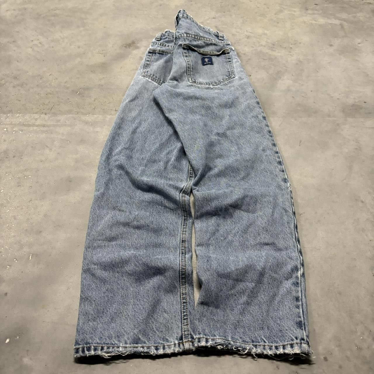 Japanese Brand × Vintage Crazy Vintage Y2K/2000s Grunge Light Wash Distressed Denim Jeans! Size US 28 / EU 44 - 4 Thumbnail