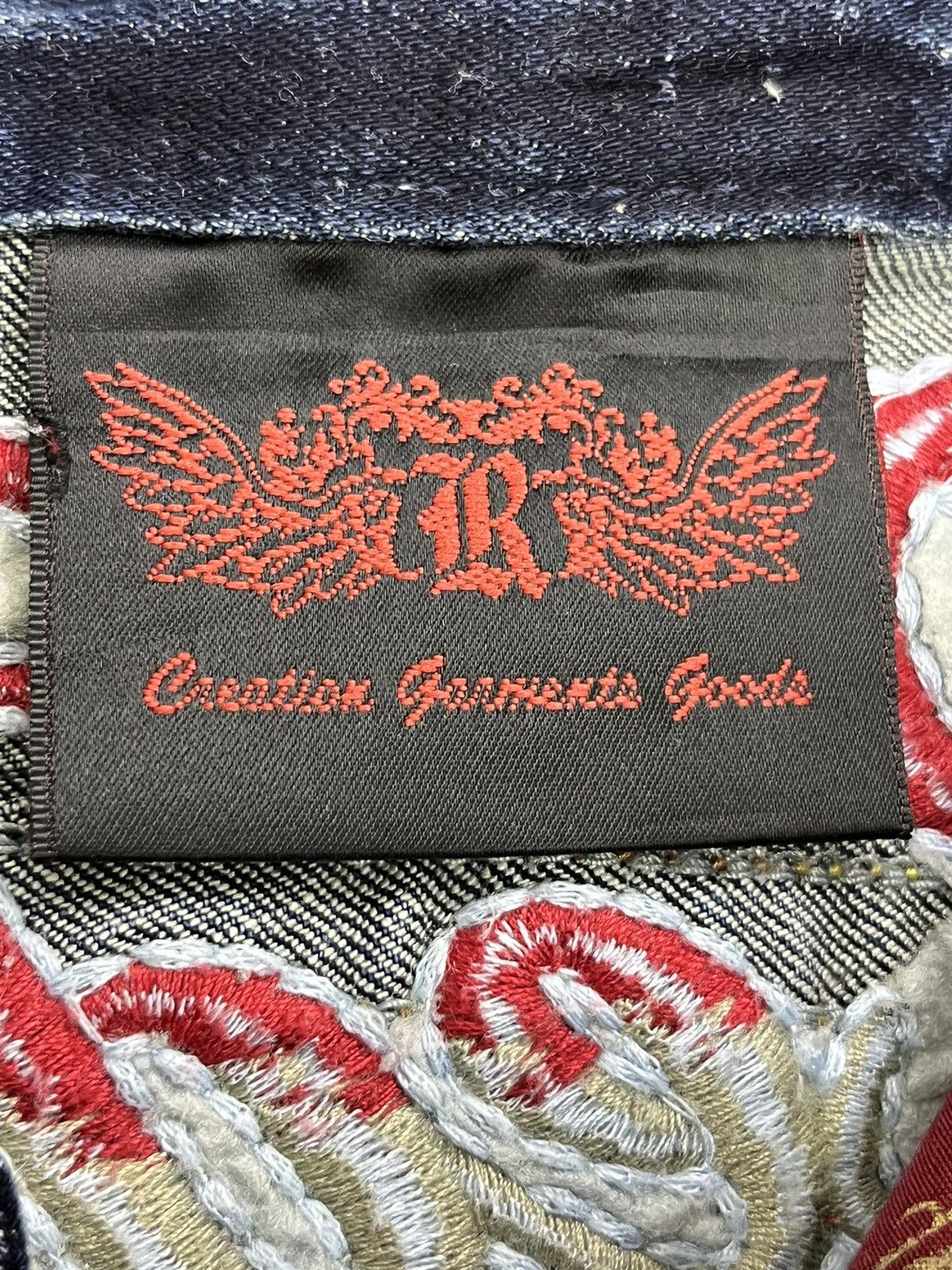Ed Hardy ART TATTOO WEAR🔥RED PEPPER x ED HARDY Stretched Denim FLARE Size 25" / US 0 / IT 36 - 12 Thumbnail