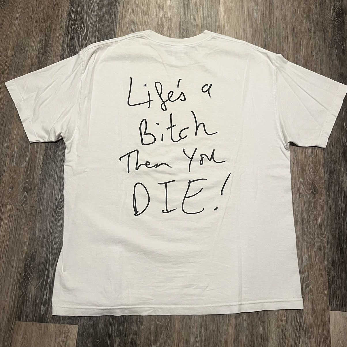 Supreme Supreme Damien Hirst Box Logo Tee life's a bitch t shirt ...