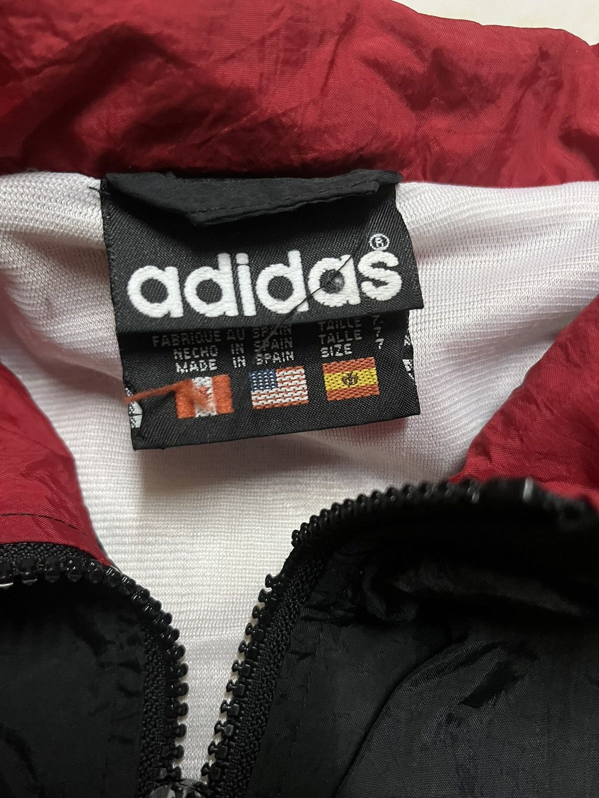 Adidas × Vintage 🔥Vtg Adidas 90s Big Logo Light Jacket Size US XL / EU 56 / 4 - 6 Thumbnail