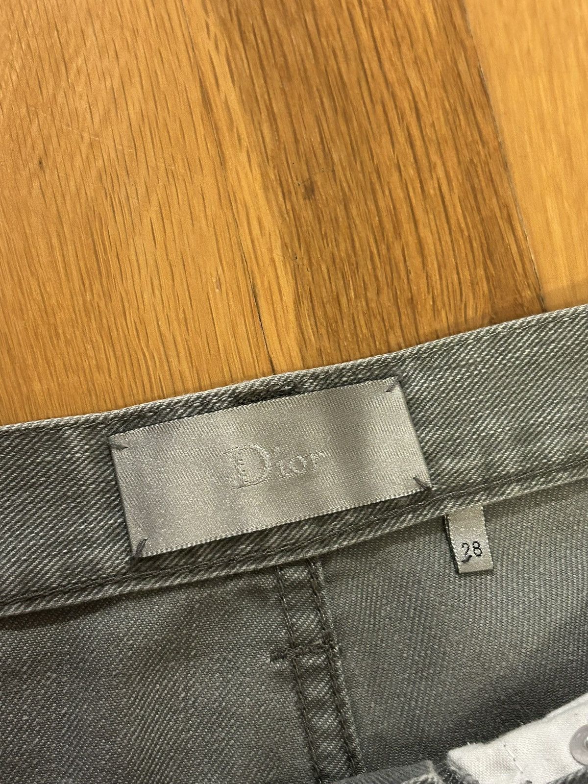 Dior Dior Slim Fit Jeans – Gray – Size 28 Size US 28 / EU 44 - 2 Thumbnail