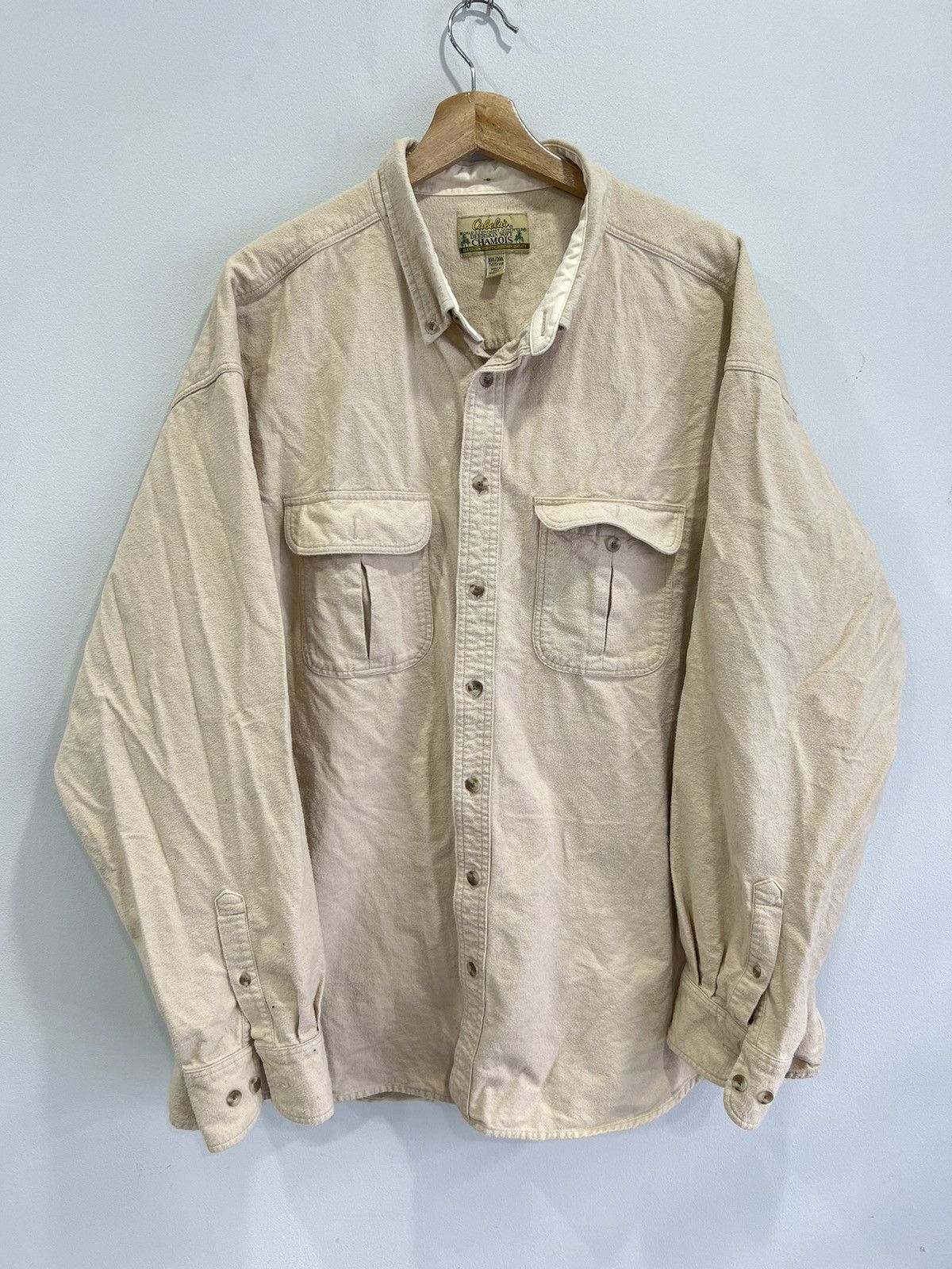 Cabelas Cabelas Chamois Deerskin Soft Button Up Shirt 3XL Size US XXL / EU 58 / 5 - 1 Thumbnail