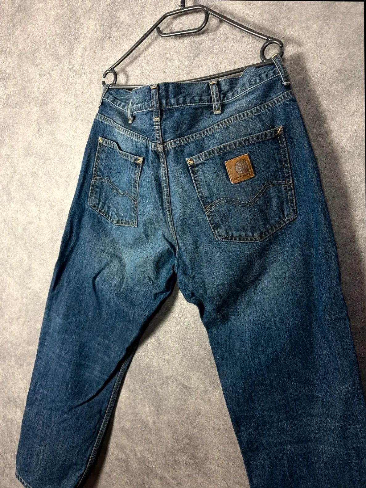 Carhartt Carhartt Texas Pant jeans navy blue denim vintage Y2K Size US 33 - 2 Thumbnail