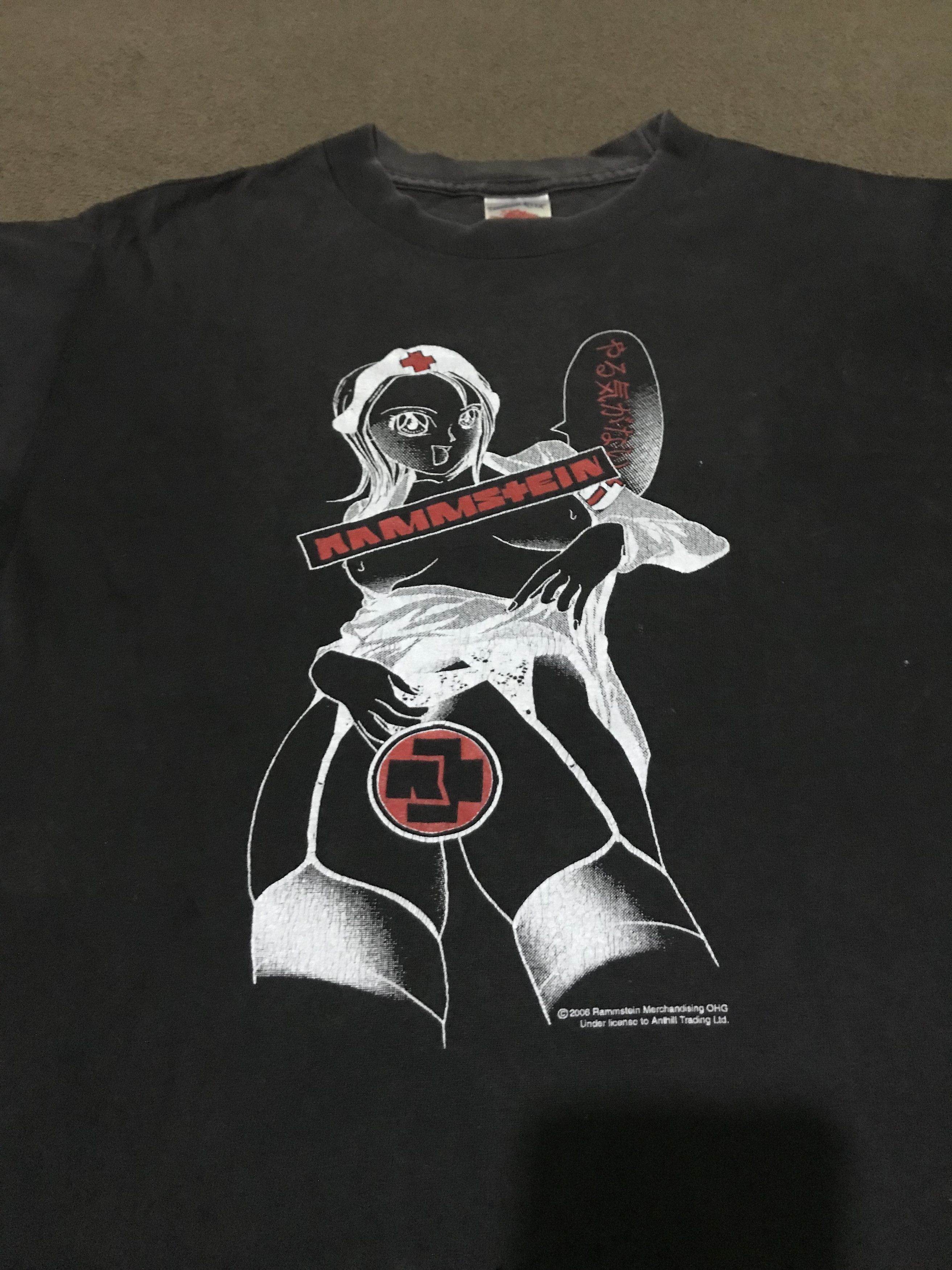 Vintage Vintage Rammstein 2006 Shirt Slipknot Marilyn Manson Size US S / EU 44-46 / 1 - 1 Thumbnail