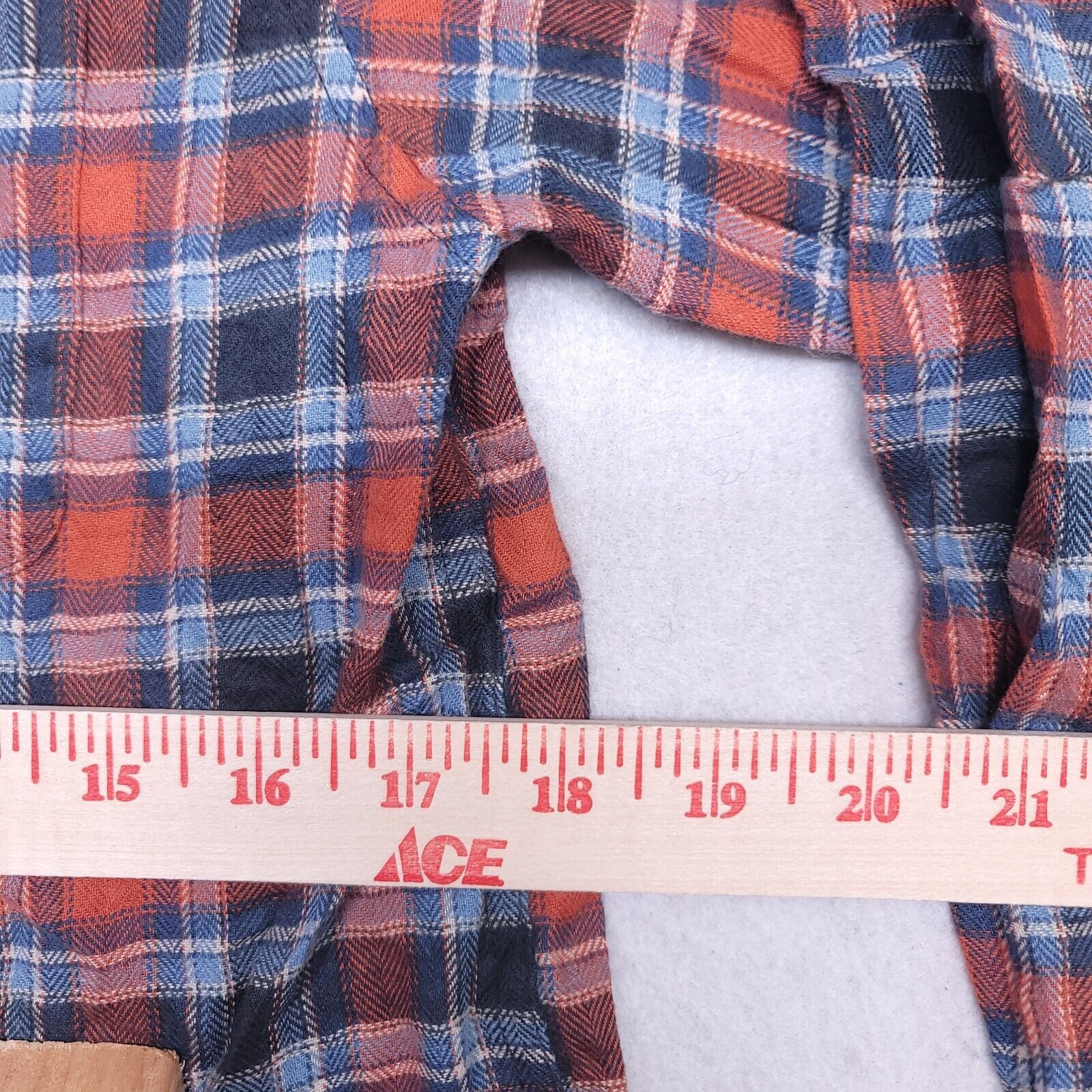 Class Club Class Club Tartan Flannel Button Shirt Mens Size 18/20 Blue Size US M / EU 48-50 / 2 - 9 Thumbnail