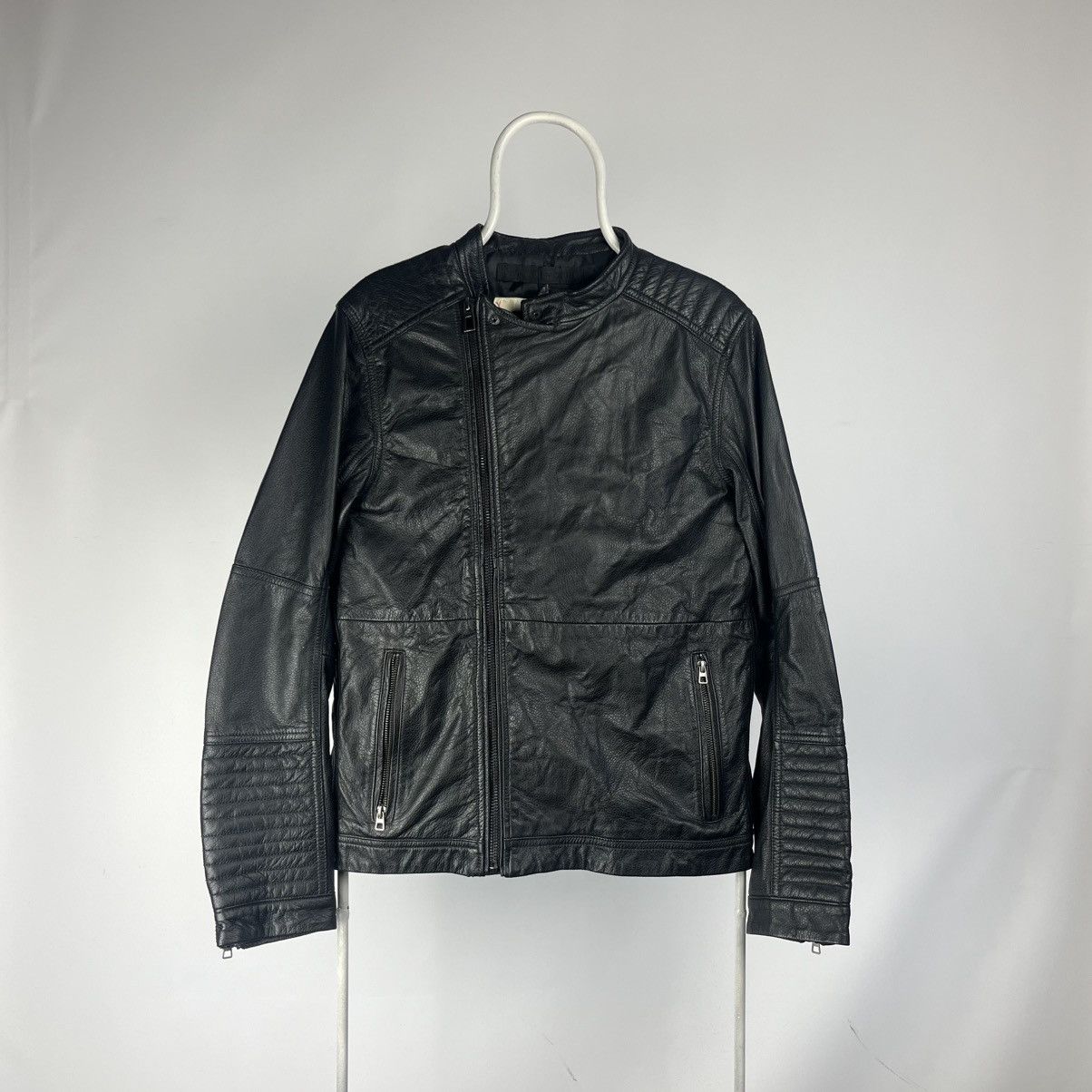 Tom Tailor Tom Tailor Leather Biker Jacket size Medium new Size US M / EU 48-50 / 2 - 1 Thumbnail