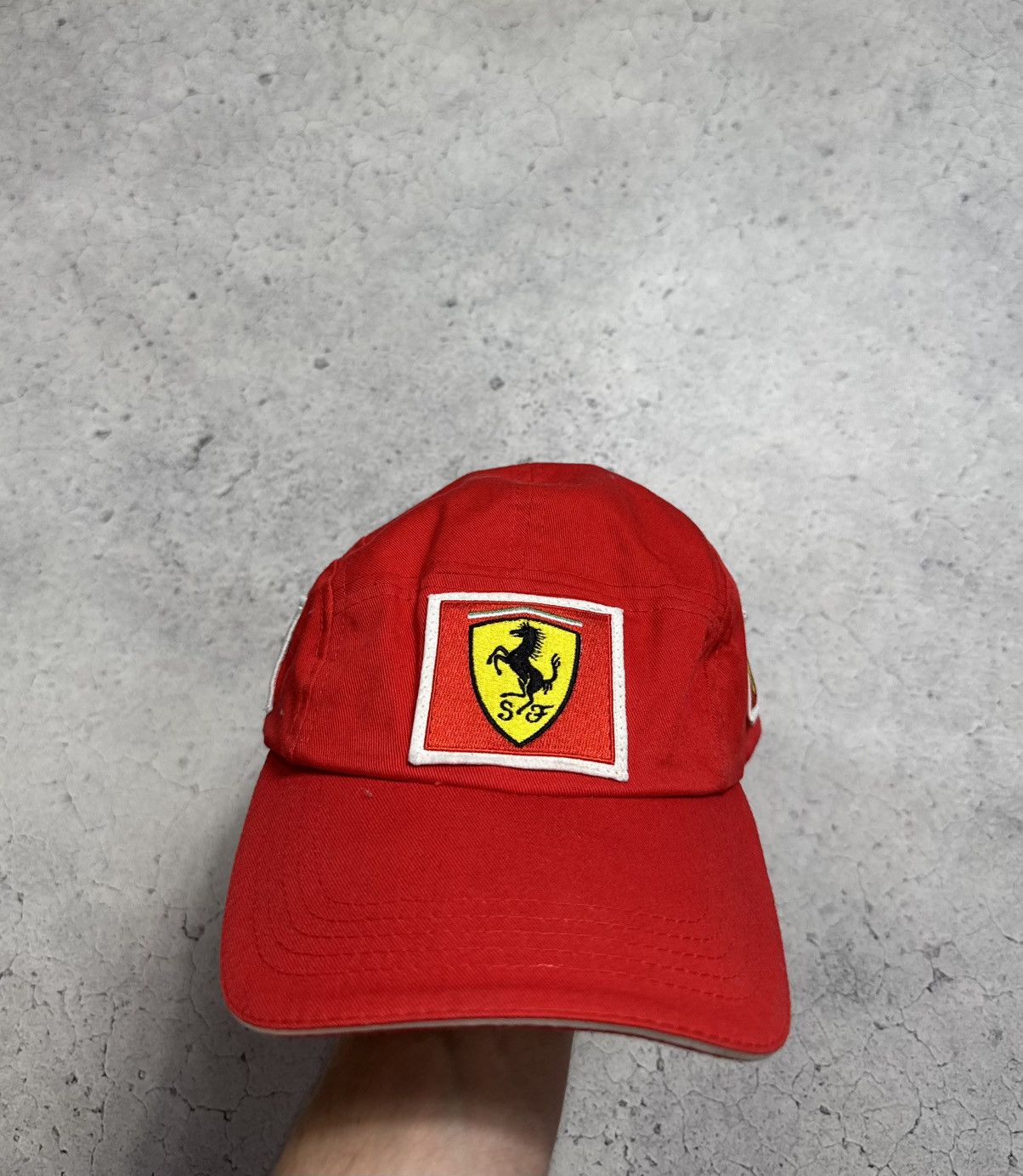 Ferrari Ferrari Vintage Racing Cap Big Logo Y2K Hype Size ONE SIZE - 1 Thumbnail