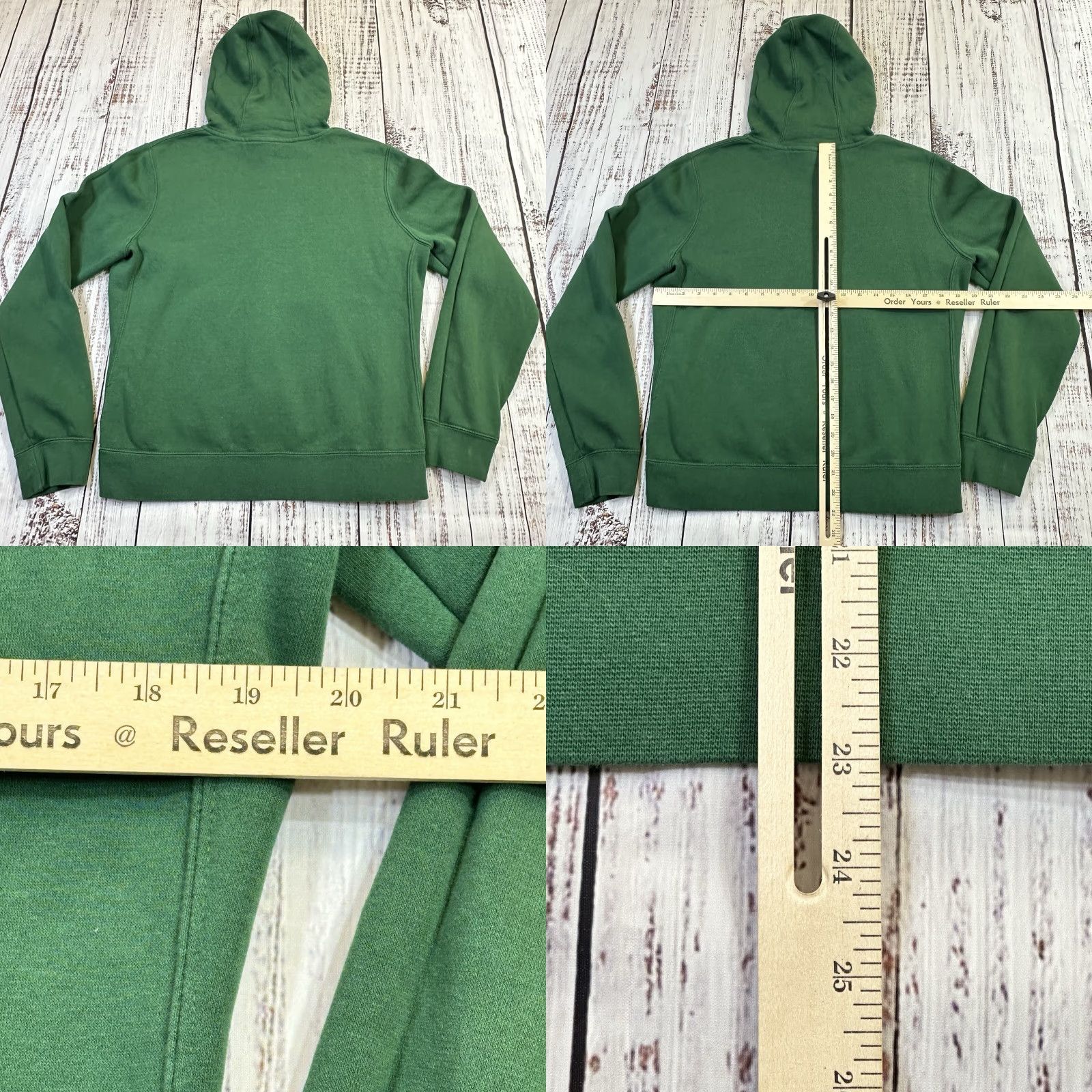 Nike Nike Hoodies Women Pullover Swoosh Embroidered Green Kelly Medium Size M / US 6-8 / IT 42-44 - 8 Thumbnail