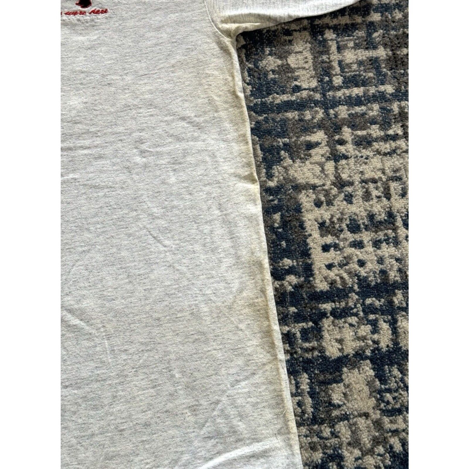 Vintage VINTAGE Balzout Rock T-Shirt 1990s Embroidered Wish You Were Here 90s Music Band Gray XL Mens Size US XL / EU 56 / 4 - 7 Thumbnail