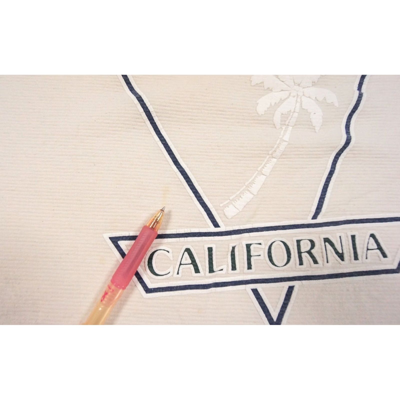 Vintage VINTAGE Cal Cru Shirt Mens XLarge Beige Crewneck 90s Single Stitch Tee Palm Springs USA Size US XL / EU 56 / 4 - 3 Thumbnail
