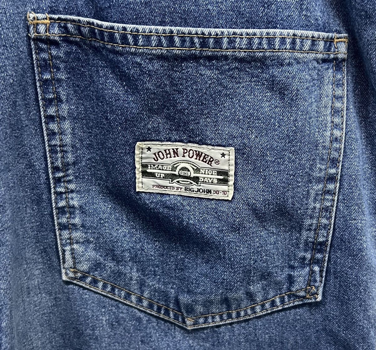 Big John × Vintage Vintage John Power MINI Denim Overalls Size US 35 - 12 Thumbnail