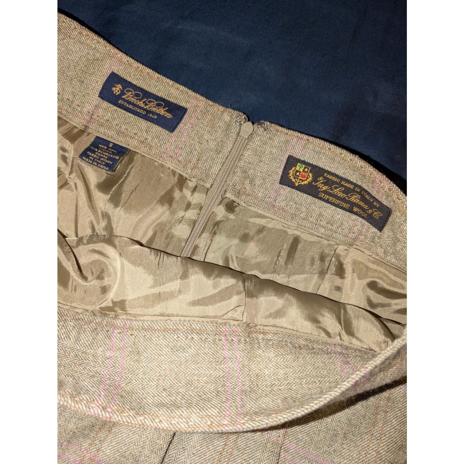 Brooks Brothers Black Fleece Brooks Brothers Pleated Skirt Loro Piana Italian Wool Size 8 Size 30" / US 8 / IT 44 - 4 Thumbnail