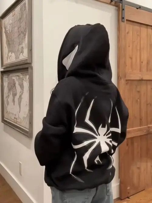 Japanese Brand Kitajima x Hino Y2KSpider Web Unisex VHoodie Size US L / EU 52-54 / 3 - 1 Thumbnail