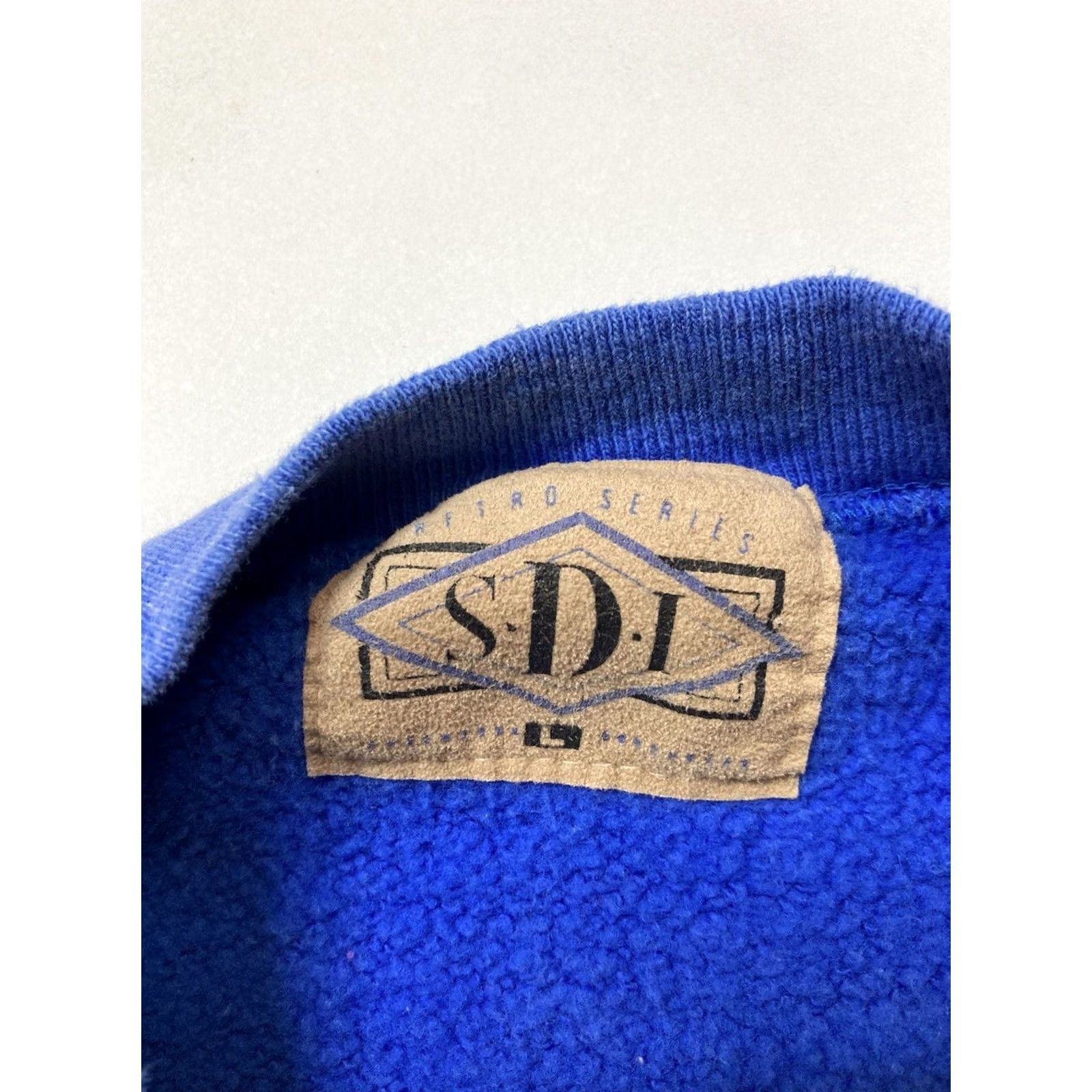 Etro VINTAGE SDI Deering Bay Sweatshirt Women Large Crewneck Pullover Blue Cotton Fleece Logo All Seasons Graphic Print 90s Style Ladies Medium? Size L / US 10 / IT 46 - 6 Thumbnail