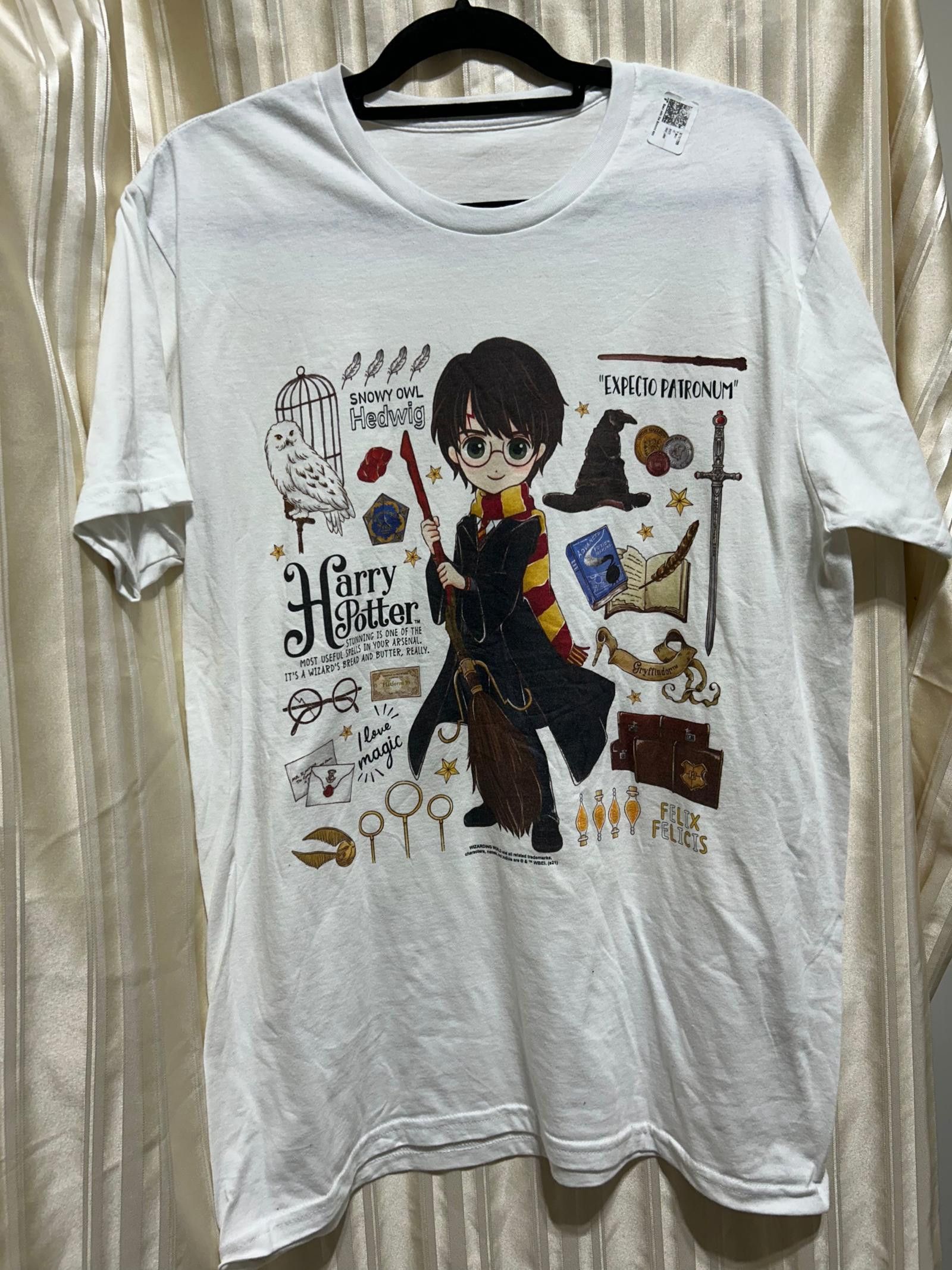 Designer Harry Potter Anime-Inspired Graphic T-Shirt - Size S Size US S / EU 44-46 / 1 - 2 Thumbnail