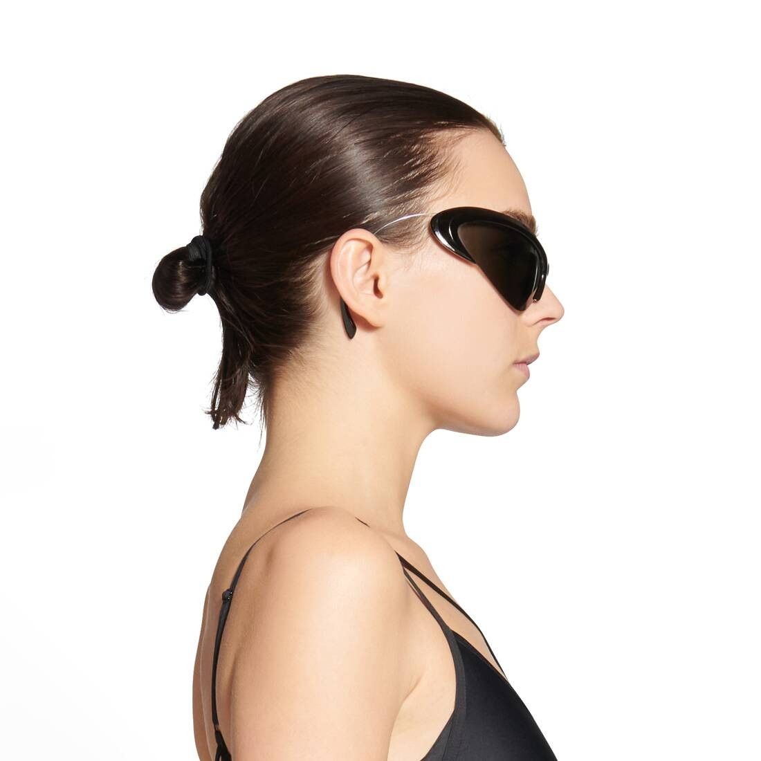 Balenciaga o1mt1gz0125 Size: OS / Wire Cat Sunglasses in Black Size ONE SIZE - 6 Thumbnail