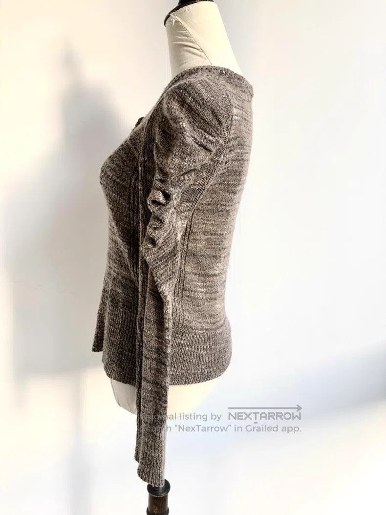 Vivienne Westwood Vivienne Westwood Frilly bubble sleeve brown hemp mixed co Size M / US 6-8 / IT 42-44 - 4 Thumbnail