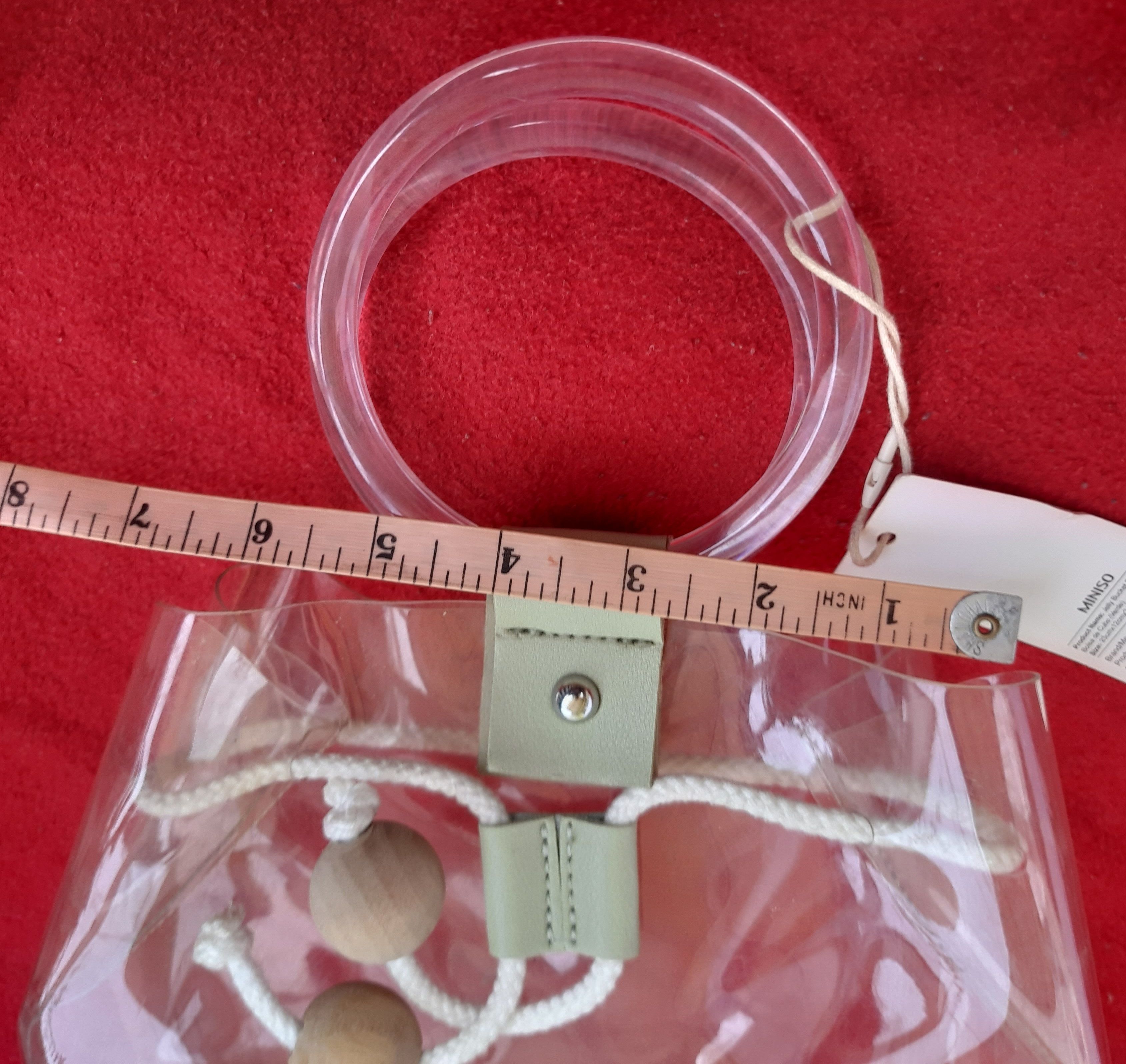 Japanese Brand Y2K Minisolife Transparent Handle bag Grunge Size ONE SIZE - 9 Thumbnail