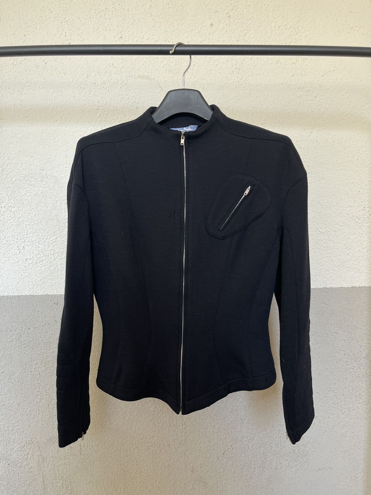 Thierry Mugler Thierry Mugler Fitted Zipper Sport or Riding Jacket Style Size S / US 4 / IT 40 - 1 Thumbnail