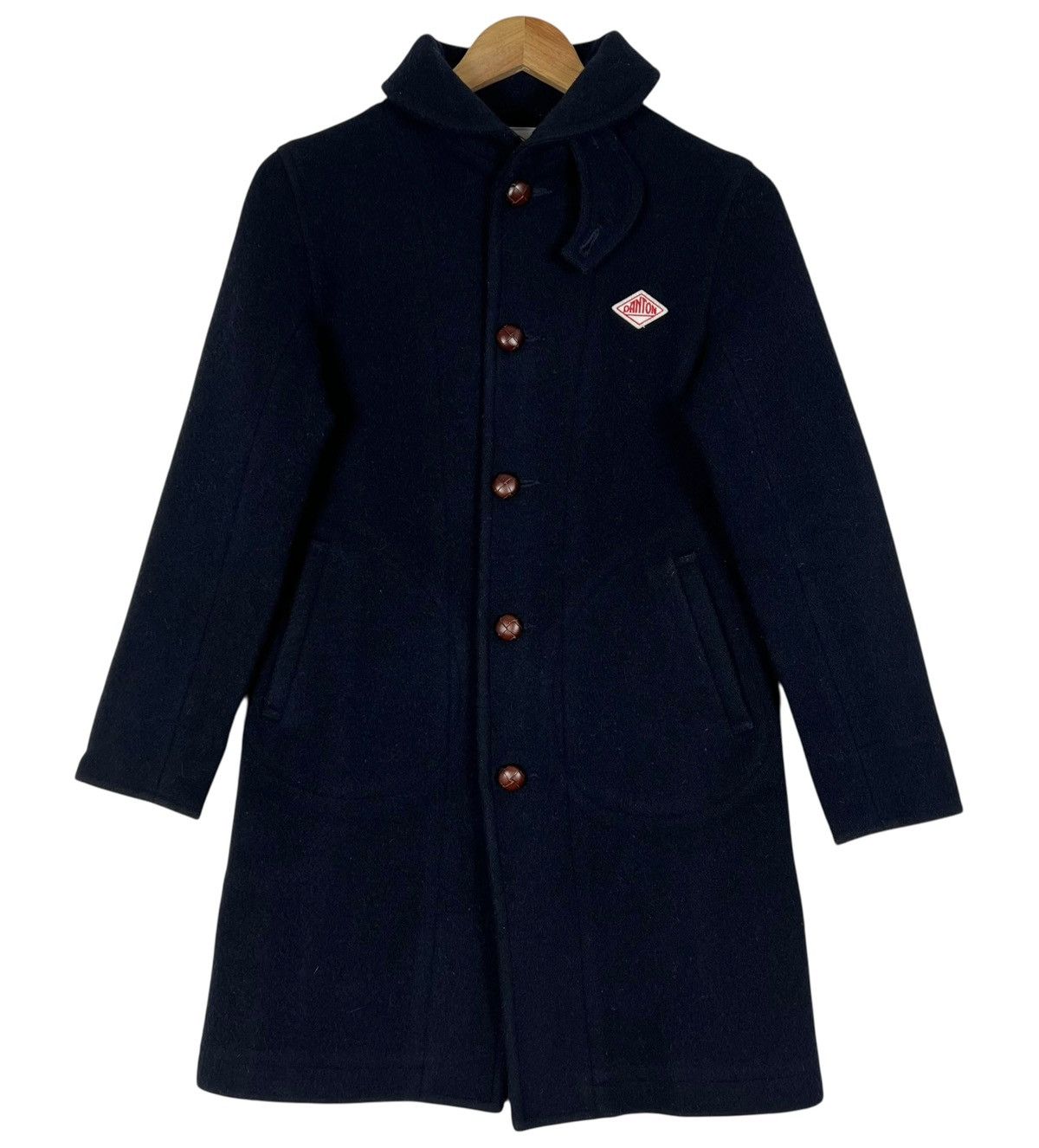Danton Vintage Danton Vetements de Travail Wool Long Jacket Size M / US 6-8 / IT 42-44 - 1 Thumbnail