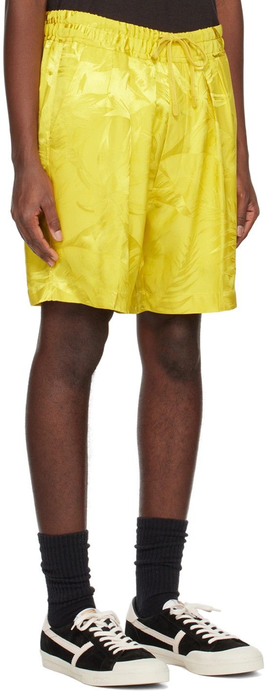 Tom Ford o1loc1c1024 SSC001 Peony Jacquard Short in Yellow Size US 30 / EU 46 - 2 Thumbnail