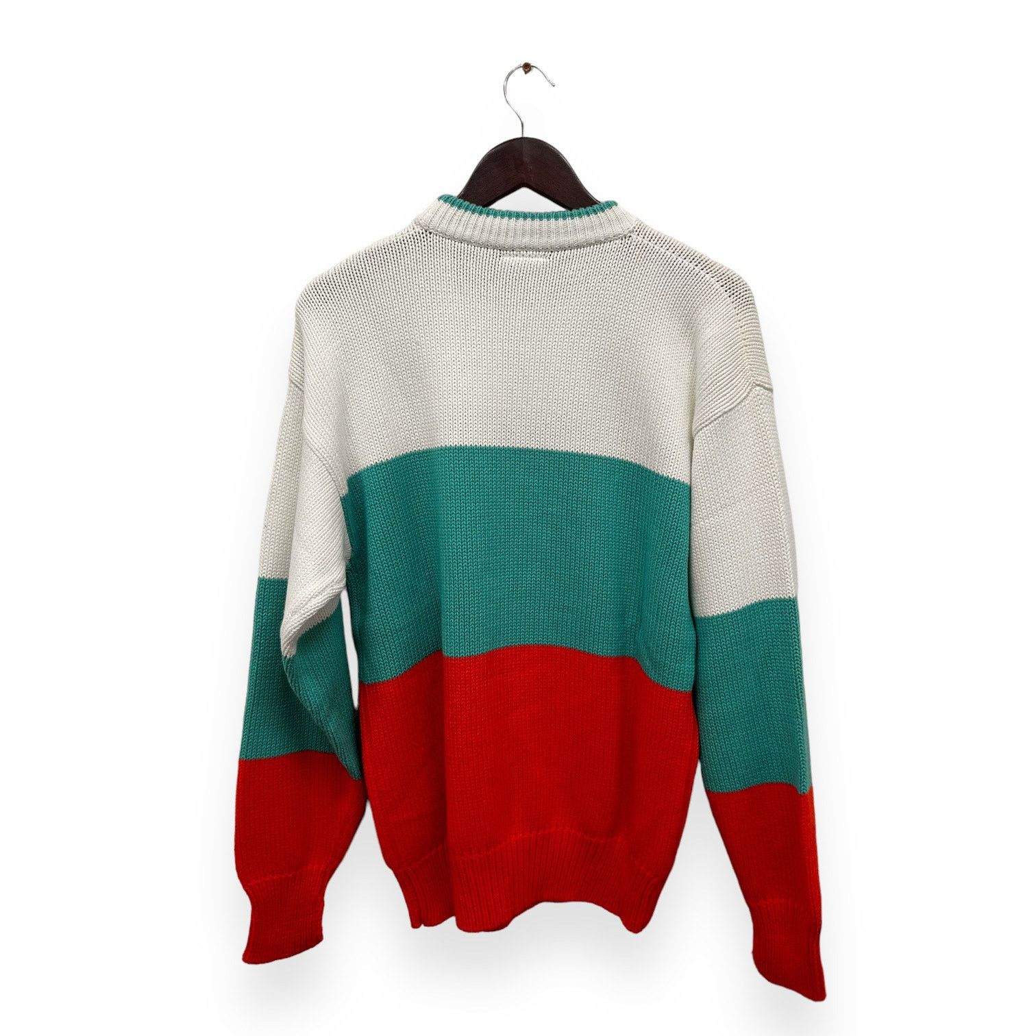 Vintage NWT Vintage Cable Knit Oversize Cotton Sweater Size Medium Size M / US 6-8 / IT 42-44 - 2 Thumbnail
