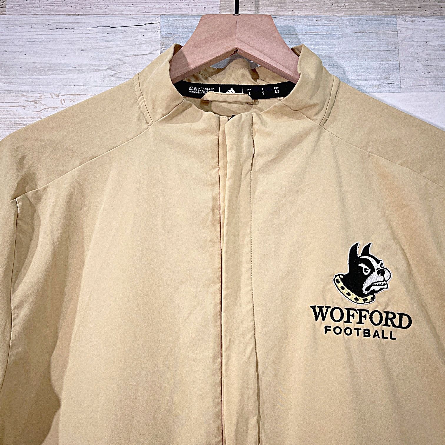Adidas WOFFORD TERRIERS Adidas Team Issued Jacket Mens Small Size US S / EU 44-46 / 1 - 2 Thumbnail