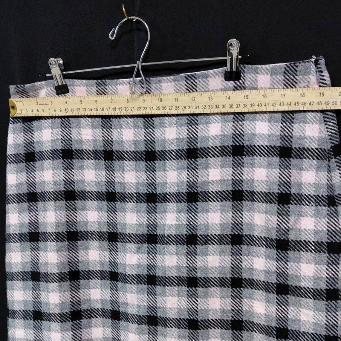 Talbots Talbots Plaid Wool Blend Skirt Lined Women Size 16 Black Size 38" / US 16 / IT 52 - 6 Thumbnail