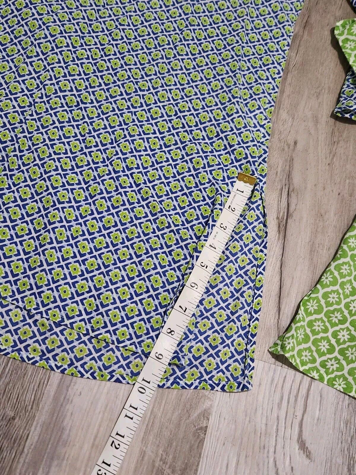 NCAA Flora Tops Lot Medium V Neck Lightweight Green Blue tunic Size M / US 6-8 / IT 42-44 - 9 Thumbnail