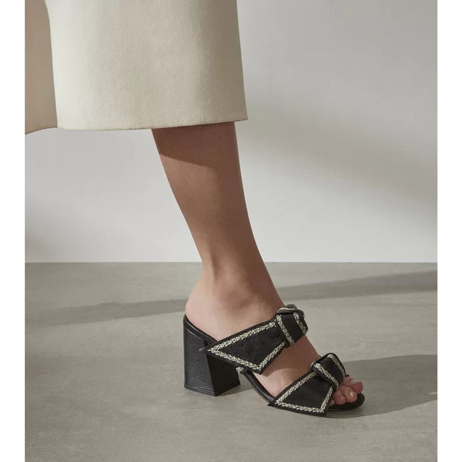Alexandre Birman Alexandre Birman AsymmetricClarita Nappa Black Sandal EU36.5 Size US 6 / IT 36 - 6 Thumbnail