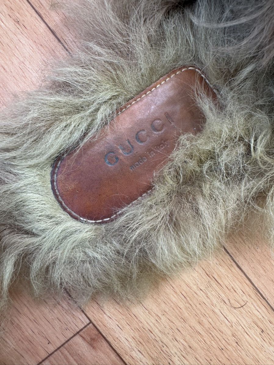 Gucci Gucci Princetown Fur mules Size US 7 / EU 40 - 8 Thumbnail