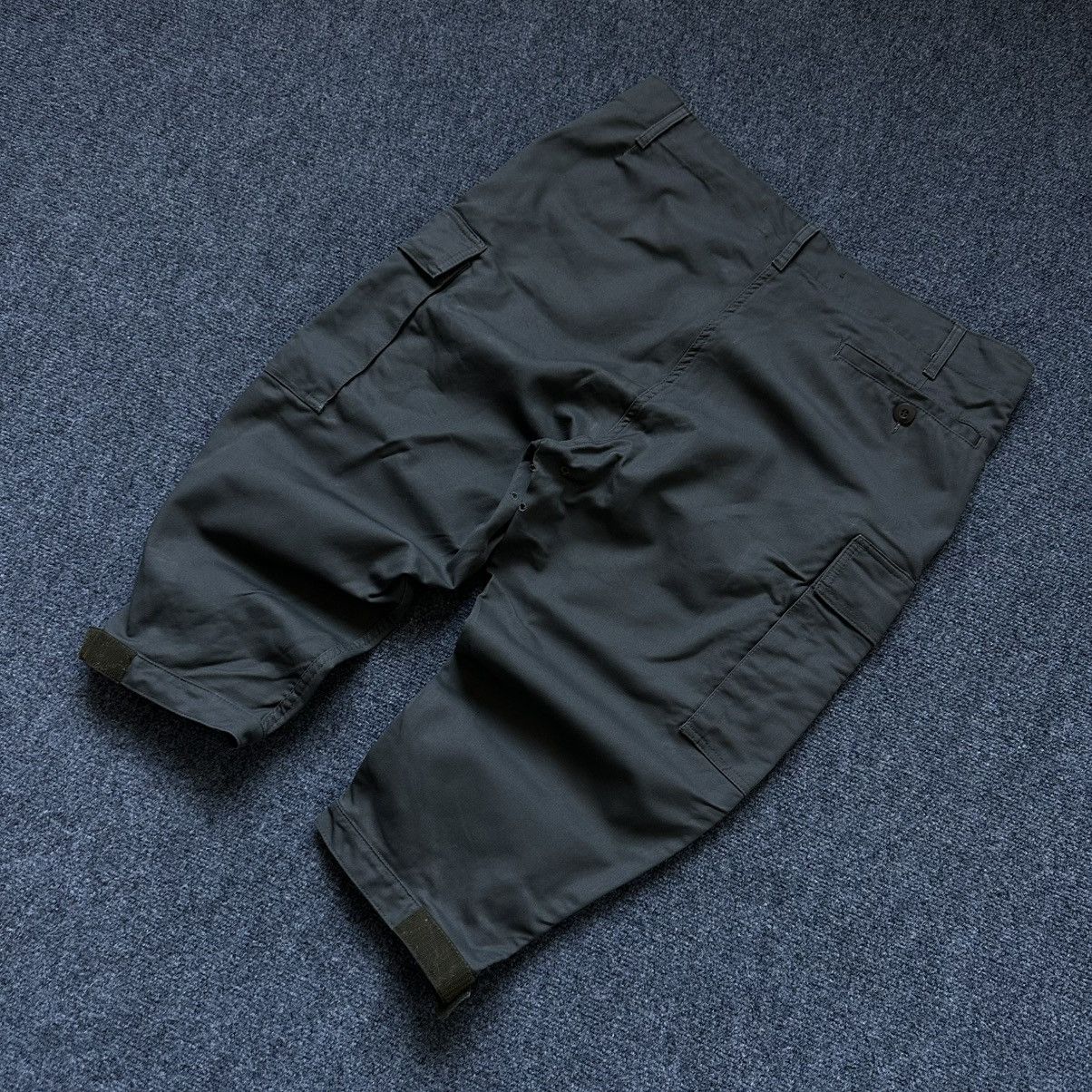 Aeronautica Militare VTG Man Military Cargo Capri Pants Olive Green 3/4 Tactical Size US 35 - 2 Thumbnail